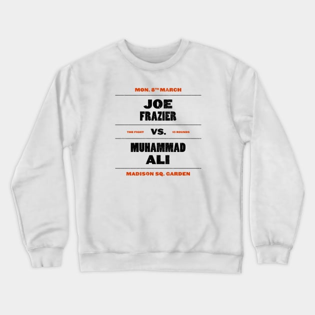 Ali vs. Frazier Crewneck Sweatshirt by attadesign